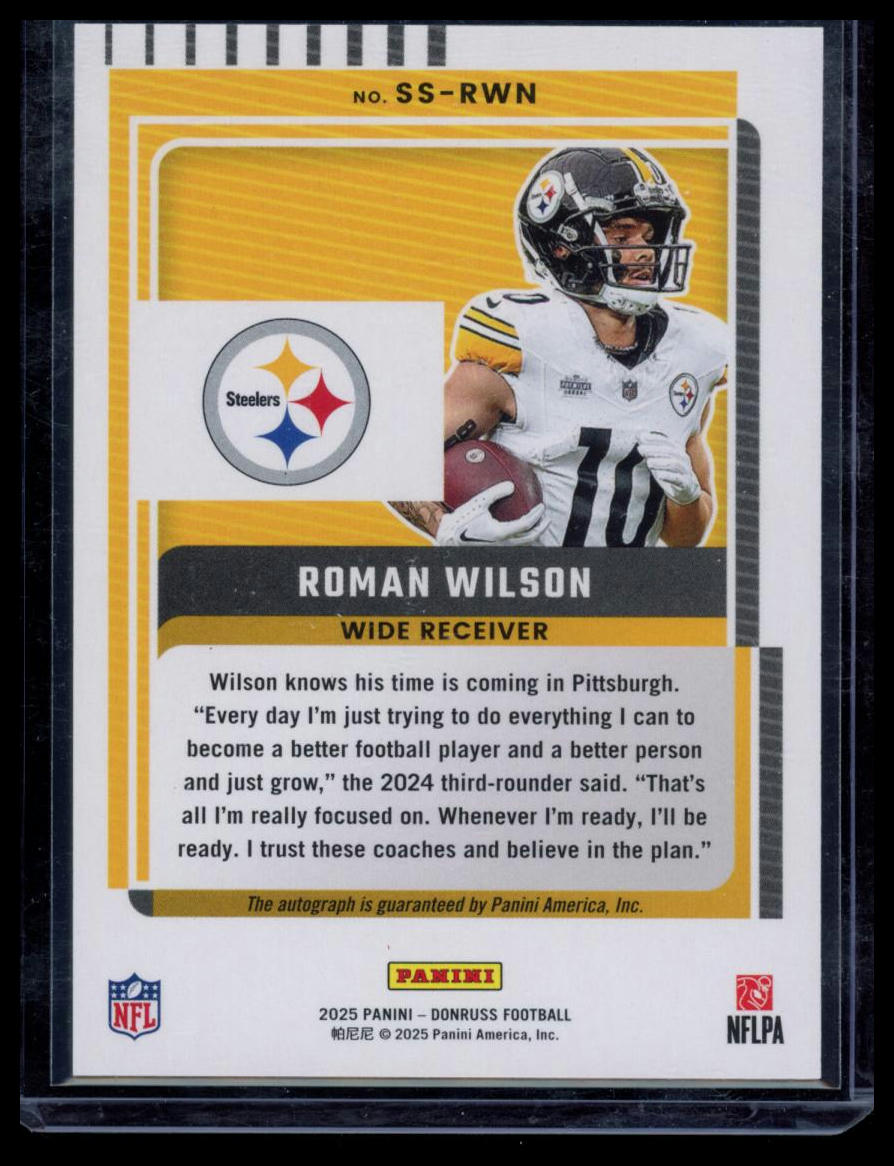 2025 Donruss Signature Series Roman Wilson #SS-RWN