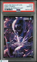 2025 One Piece Op12-Legacy Of The Master Zoro-Juurou Special Alternate Art PSA10